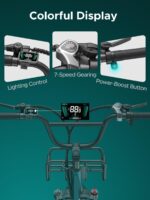 ENGWE L20 bicicleta eléctrica 20 pulgadas Fatbike step-through 250W batería 48V 13Ah 7 velocidades doble suspensión eBike adultos - Imagen 4