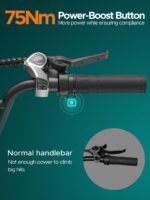 ENGWE L20 bicicleta eléctrica 20 pulgadas Fatbike step-through 250W batería 48V 13Ah 7 velocidades doble suspensión eBike adultos - Imagen 8