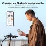 ENGWE bicicleta eléctrica 20 pulgadas 250W batería 48V 13.5Ah sensor de par frenos hidráulicos eBike urbana adultos negro - Imagen 9