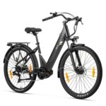 Touroll Urbano 3 bicicleta eléctrica urbana 250W batería 13Ah extraíble motor central 70Nm frenos hidráulicos eBike adultos