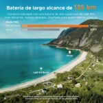 ENGWE bicicleta eléctrica 20 pulgadas 250W batería 48V 13.5Ah sensor de par frenos hidráulicos eBike urbana adultos negro - Imagen 5